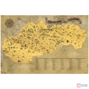 Stieracia mapa Slovenska RETRO XL