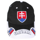Šiltovka Slovakia 3D čierna