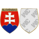 Kovový samolepiaci odznak Slovensko 40mm