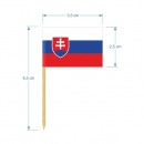 Vlajka na špajli - 50 ks - 2. trieda