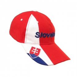Šiltovka Slovakia - červenobiela