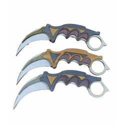 Nôž drevený karambit