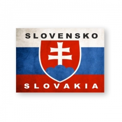 Nálepka Slovensko - 5x7cm-10ks