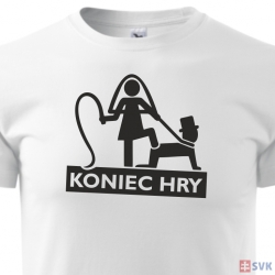 Tričko KONIEC HRY- pánske