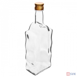 Fľaša sklo hranatá - 0,5 l