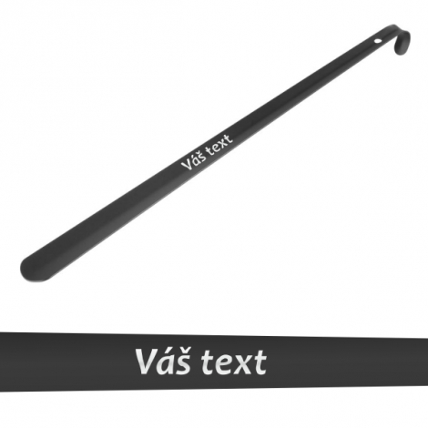 Obuvák kovový s vlasným nápisom