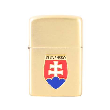 Zapaľovač Slovenský znak zlatý