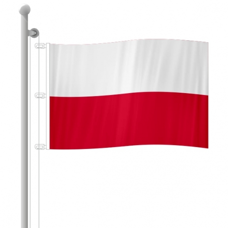 Vlajka Poľsko