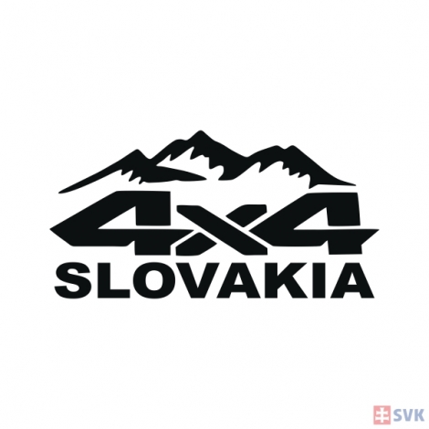 Nálepka - 4x4 - Slovakia