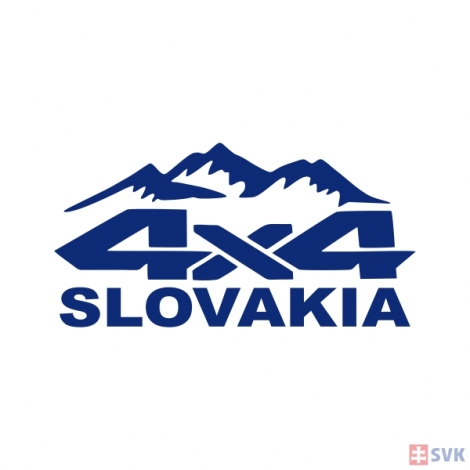 Nálepka - 4x4 - Slovakia