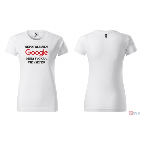 Tričko GOOGLE - dámske